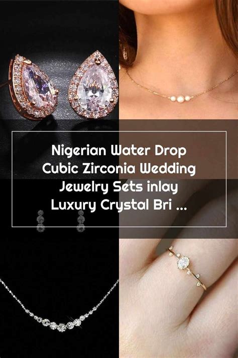 Wedding Jewelry Sets Bridesmaid Gifts Bridesmaids Water Drops