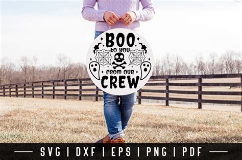 Boo To You From Our Crew Halloween Svg Graphic By Craftlabsvg