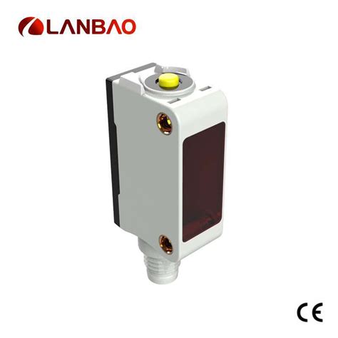 Lanbao Cm Dc Npn Small Plastic Square Photoelectric Switch Sensor