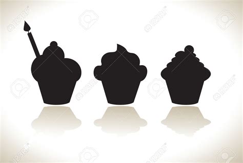 Cupcake Silhouette Clipart Free Download On Clipartmag