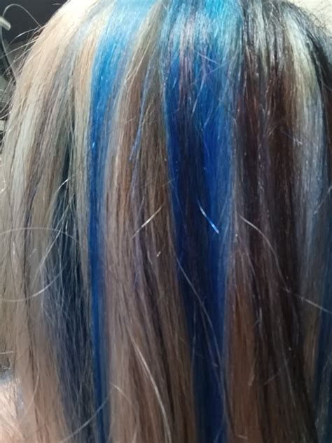 Pin By On Hair Blue Brown Hair Blonde And Blue Hair Blonde Hair