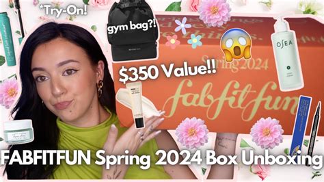 FABFITFUN Spring 2024 Box 350 Value Unboxing Try On Review