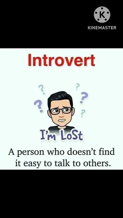 Introvert Meaning Shorts Youtube