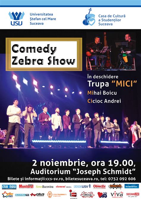 Comedy Zebra Show Casa De Cultura A Studentilor