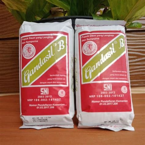 Jual Pupuk Gandasil B 500 Gram Shopee Indonesia