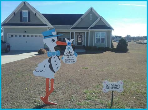 Stork Yard Sign Fayetteville NC Sandhills Baby And Birthday Signs