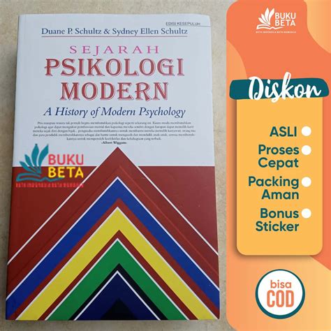 Jual Sejarah Psikologi Modern A History Of Modern Psychology Duane