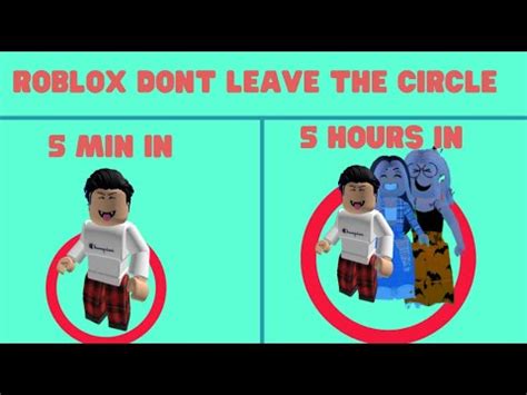 ROBLOX DONT LEAVE THE CIRCLE YouTube