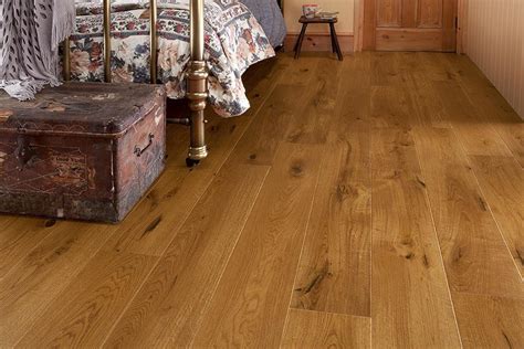 Home Choice Engineered European Rustic Oak Flooring 14mm X 180mm Honey Lacquered