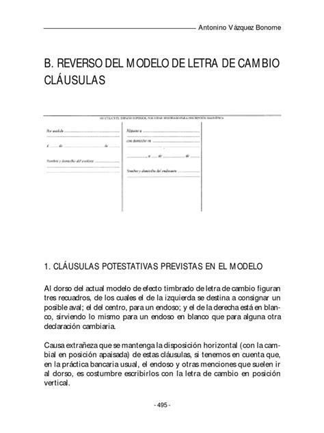 Letra De Cambio Pagaré Finanzas Personales