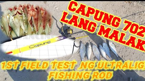 Capung Ultralight Rod Field Test Capung Ultralightfishing