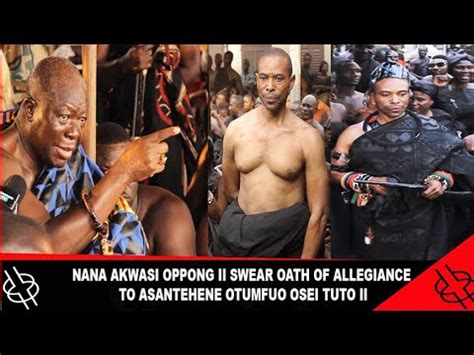 NANA AKWASI OPPONG II TETREM MANSO HENE SWEAR OATH OF ALLEGIANCE TO