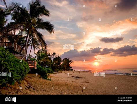 Hawaii Oahu Sunset Beach Park North Shore Oahu Island State Of