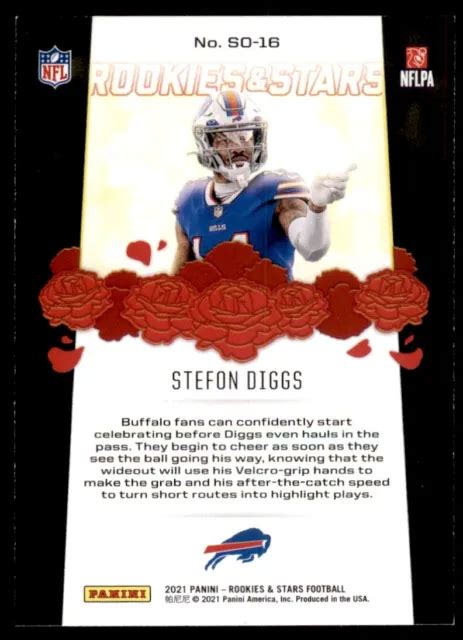 Carte D Insertion Standing Ovation Stefon Diggs Panini Rookies