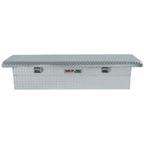 Crescent Jobox 71 In Diamond Plate Aluminum Full Size Low Profile Crossover Single Lid Truck