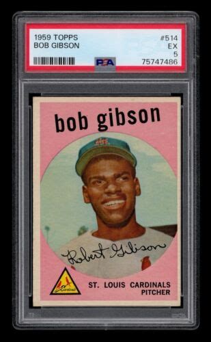 Topps Set Break Bob Gibson Psa Ex Ebay