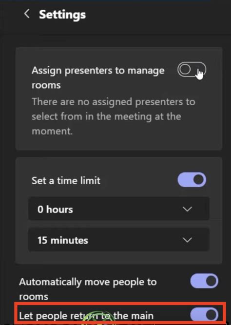 Breakout Room In Microsoft Teams Meeting Myexcelonline