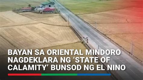 Lokal Na Pamahalaan Ng Bulalacao Nagdeklara Ng State Of Calamity