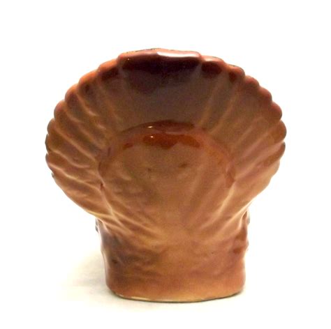 Vintage Morton Pottery Thanksgiving Turkey Figural Planter Hand Painted