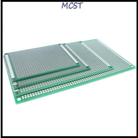 X Cm Universal Prototype Board Double Sided Pcb Mc Smart Technologies