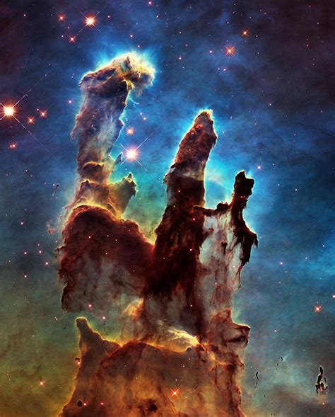 The Pillars Of Creation Photograph By Nasa