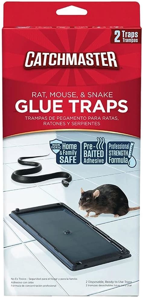 Trap It Mouse Traps Indoor For Home 12 Pack Pre Baited Sticky Glue Traps For Mice