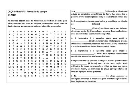 Estrutura Das Palavras Exercicios O Ano Gabarito Fdplearn