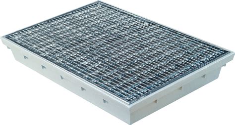 Paillasson Encastrable En Smc Dimensions 60x40x8 Cm Avec Grille