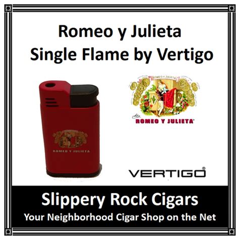 Romeo Y Julieta Single Jet Flame Cigar Lighter Slippery Rock Cigars