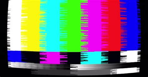 Old Television With Technical Difficulties Stock Video Envato Elements