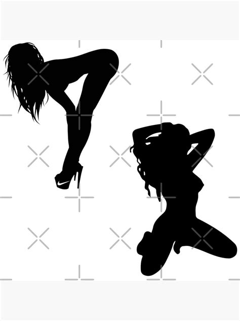 Sexy Woman Black Silhouette Poster For Sale By Funnyconspiracy Redbubble