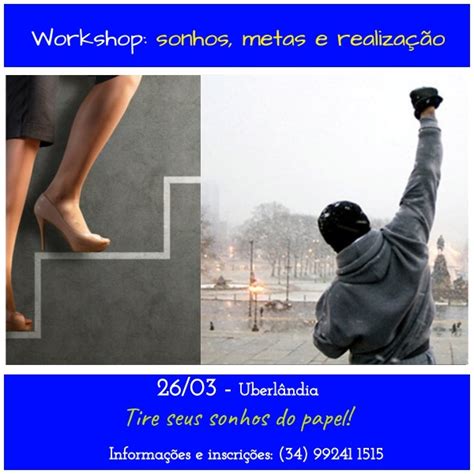 Workshop Sonhos Metas e Realização em Uberlândia Sympla