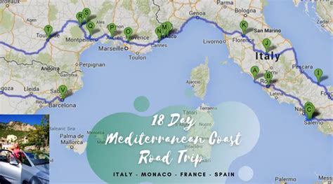 Day Mediterranean Coast Road Trip Itinerary Explore With Erin