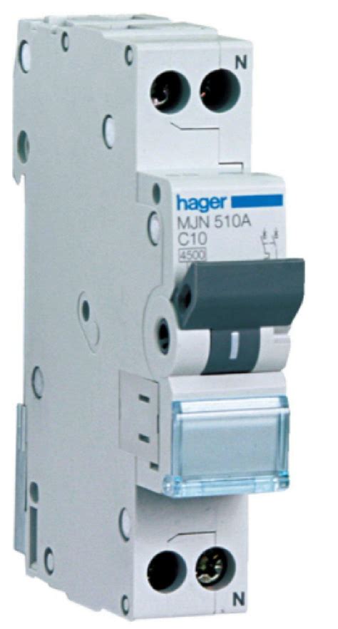 HAGER HAGER INTERRUTTORE AUTOMATICO PER COMANDO MODULARE 1P N 20A 4 5KA