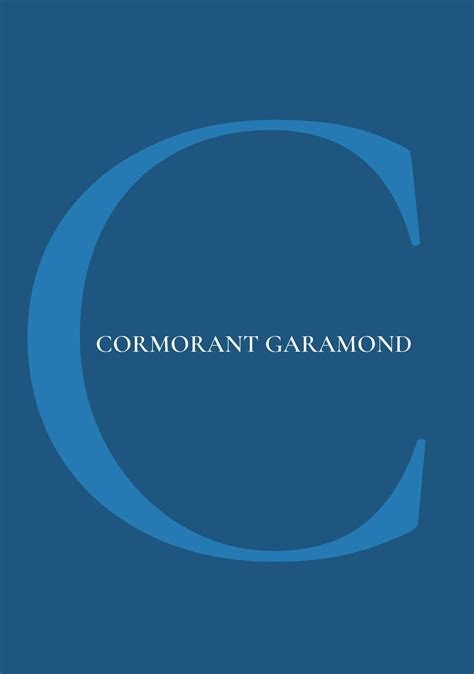 Cormorant Garamond-Type Specimen-GRAD504 -Breanne Attwood by ...