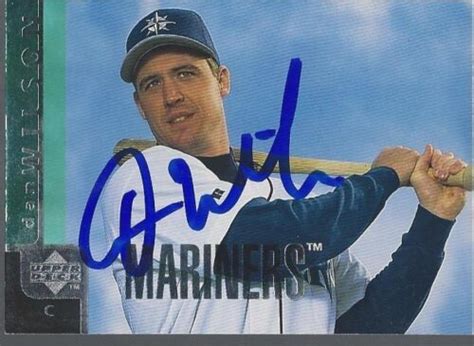 Seattle Mariners DAN WILSON Signed Card EBay