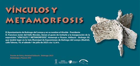 Turismo Buitrago del Lozoya Exposición VÍNCULOS Y METAMORFOSIS