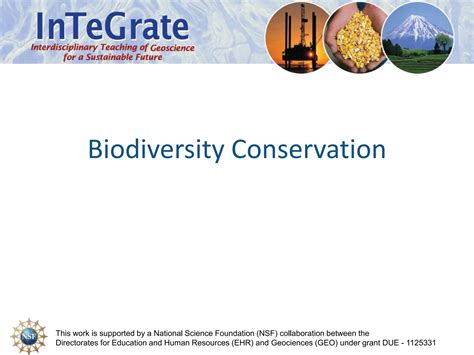 Biodiversity Conservation In Situ And Ex Situ Conservation PPT