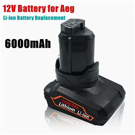 V Battery Mah For Aeg Ridgid R Rechargeable Power Tools Li