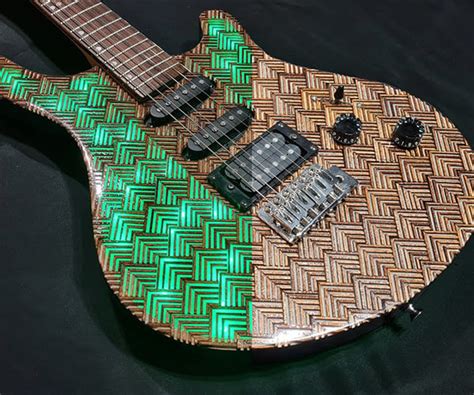 This Stunning Electric Guitar Is Made Of Wood And Epoxy Resin