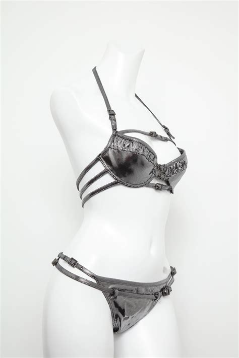 John Galliano For Christian Dior Silver Swimsuit Bikini For Sale At StDibs Christian Dior