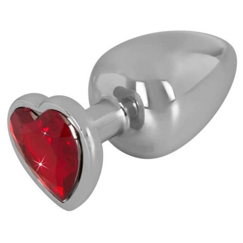 Анален Разширител Diamond Anal Plug Large голямо анално бижу със сърце