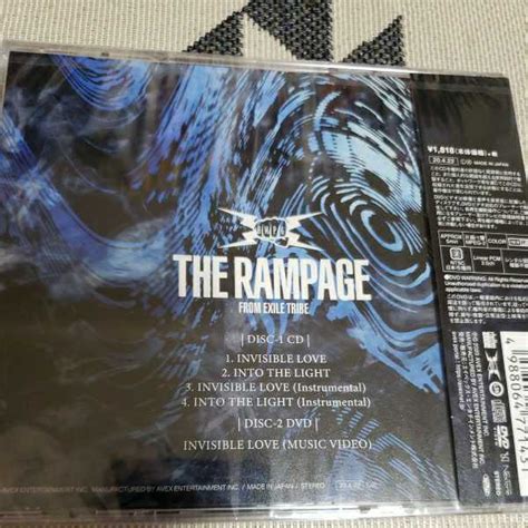 The Rampage From Exile Tribe Invisible Love Cddvdその他｜売買されたオークション情報