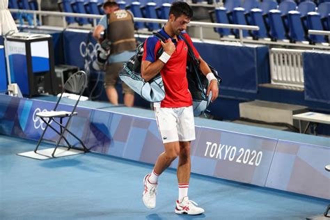 Djokovic Inconsolable After Golden Slam Dream Ends Iafrica