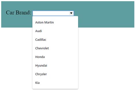 Datalist In Html Syntax And Various Examples Of Datalist In Html