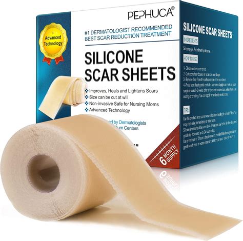 Feuilles De Cicatrice En Silicone Pour Les Cicatrices Caus Es Par La