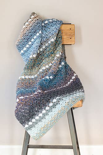 Ravelry Textured Lap Blanket Pattern By Krista Cagle