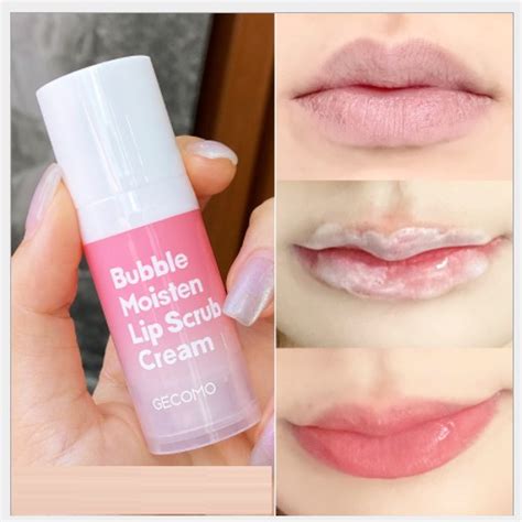 Tẩy Da Chết Môi Sủi Bọt Gecomo Bubble Moisten Lip Scrub Cream Bigbuy360