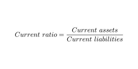 Current Ratio Definition