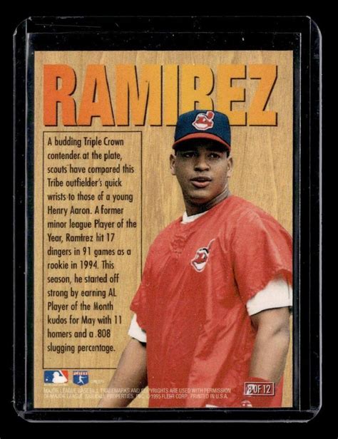 Fleer Ultra Manny Ramirez Home Run King Wooden Ebay